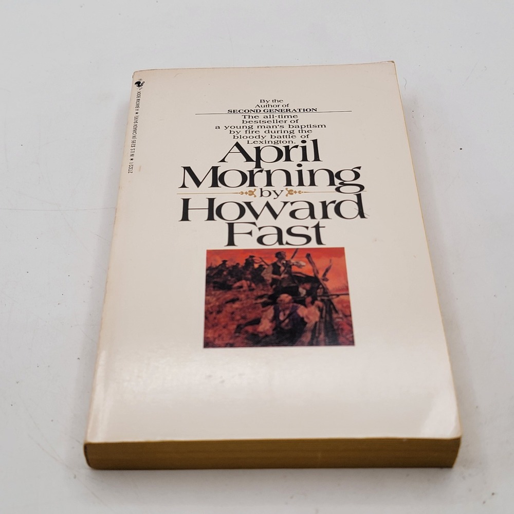 Howard Fast April Morning Paperback 85th Printing American Revolution Good